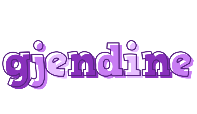 Gjendine sensual logo