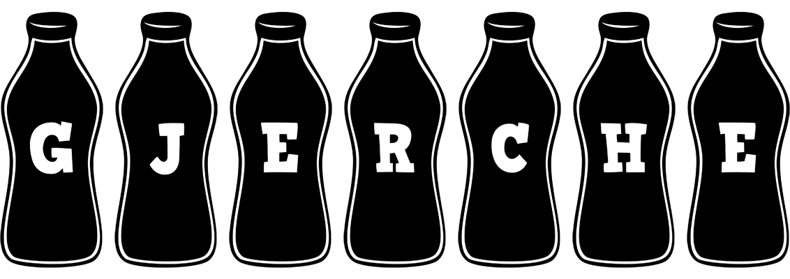 Gjerche bottle logo