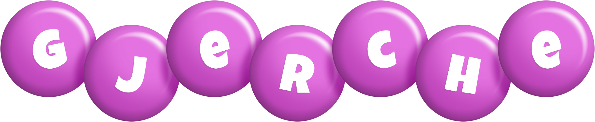Gjerche candy-purple logo