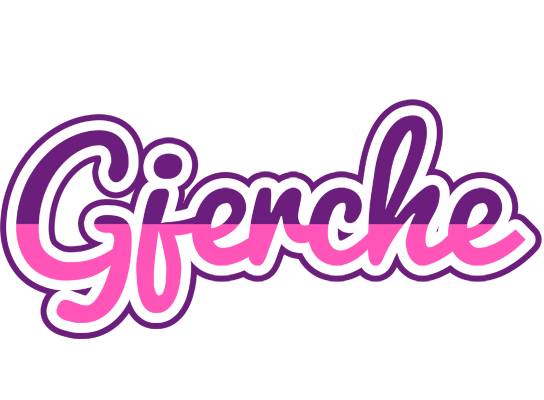 Gjerche cheerful logo
