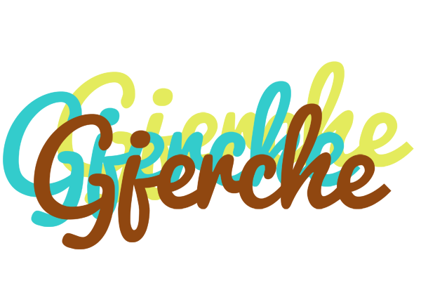 Gjerche cupcake logo