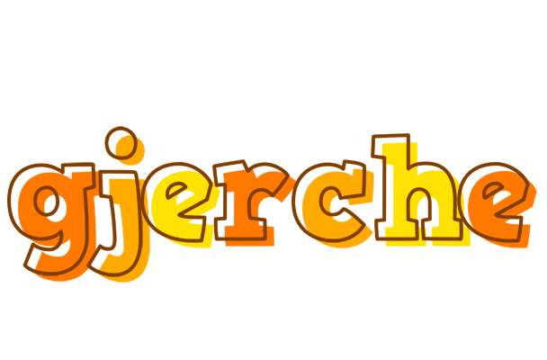 Gjerche desert logo