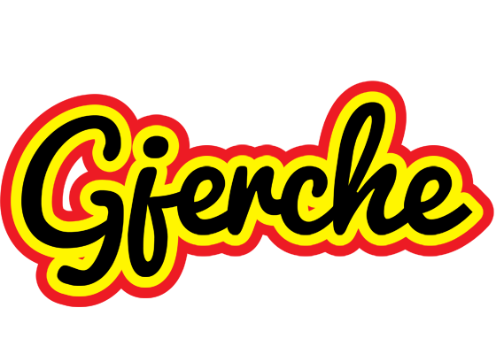Gjerche flaming logo