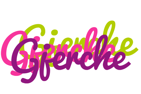 Gjerche flowers logo