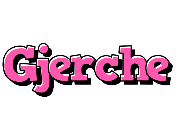 Gjerche girlish logo