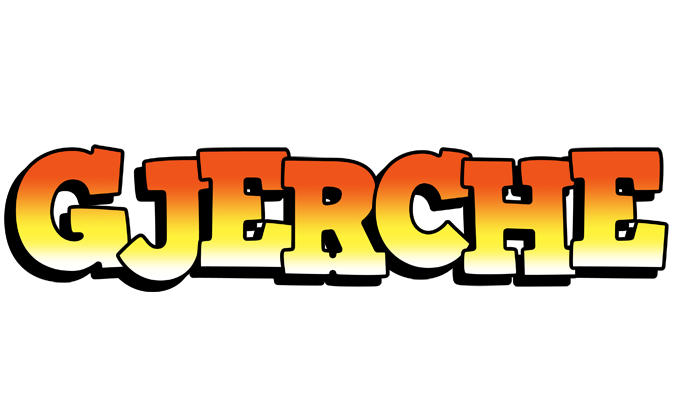 Gjerche sunset logo