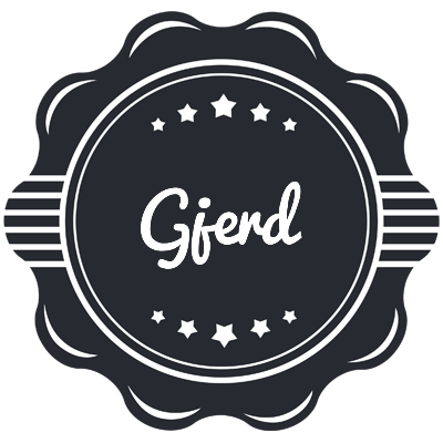 Gjerd badge logo