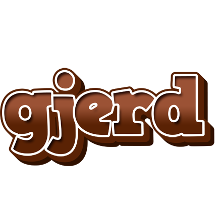 Gjerd brownie logo