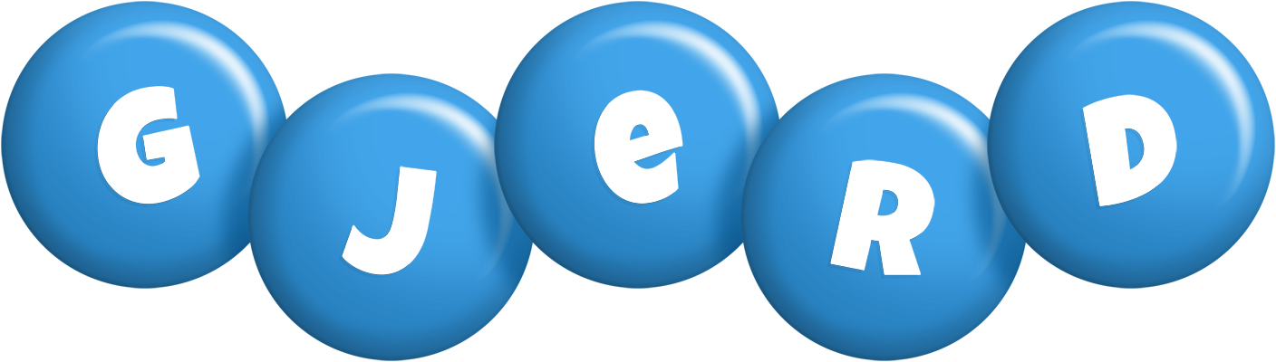 Gjerd candy-blue logo