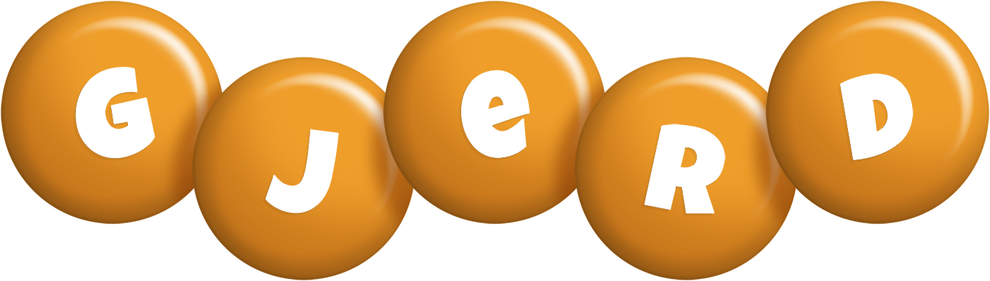Gjerd candy-orange logo