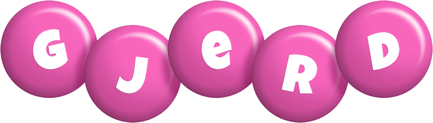Gjerd candy-pink logo