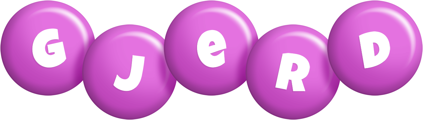 Gjerd candy-purple logo