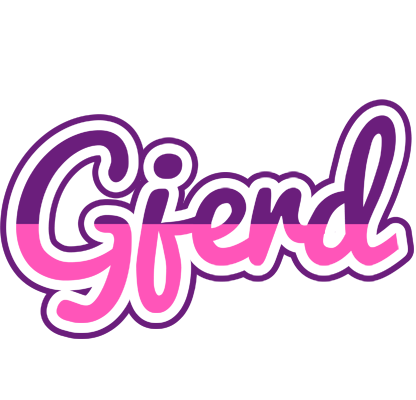 Gjerd cheerful logo