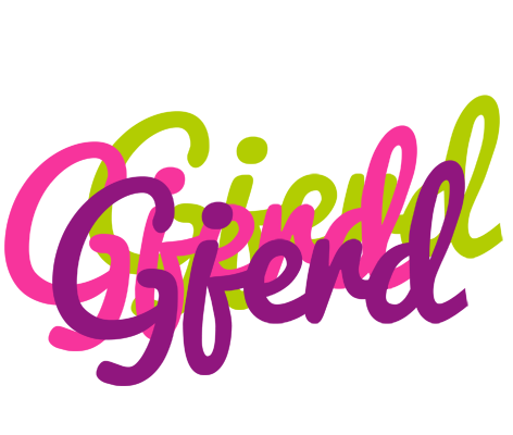 Gjerd flowers logo