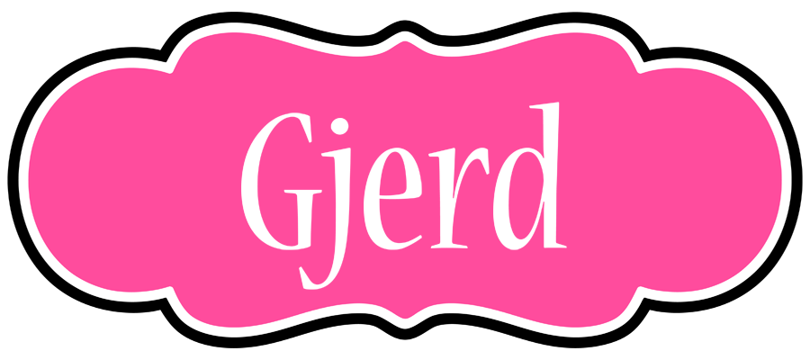 Gjerd invitation logo