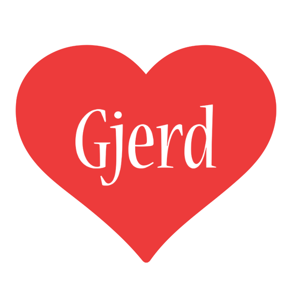 Gjerd love logo