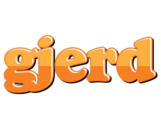 Gjerd orange logo