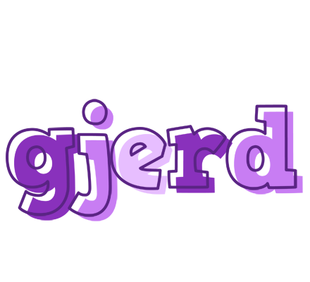 Gjerd sensual logo