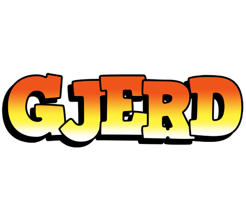 Gjerd sunset logo