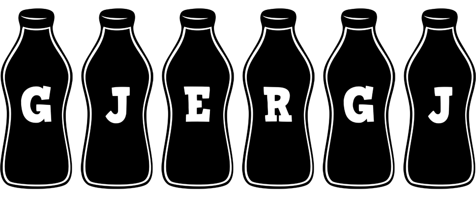 Gjergj bottle logo