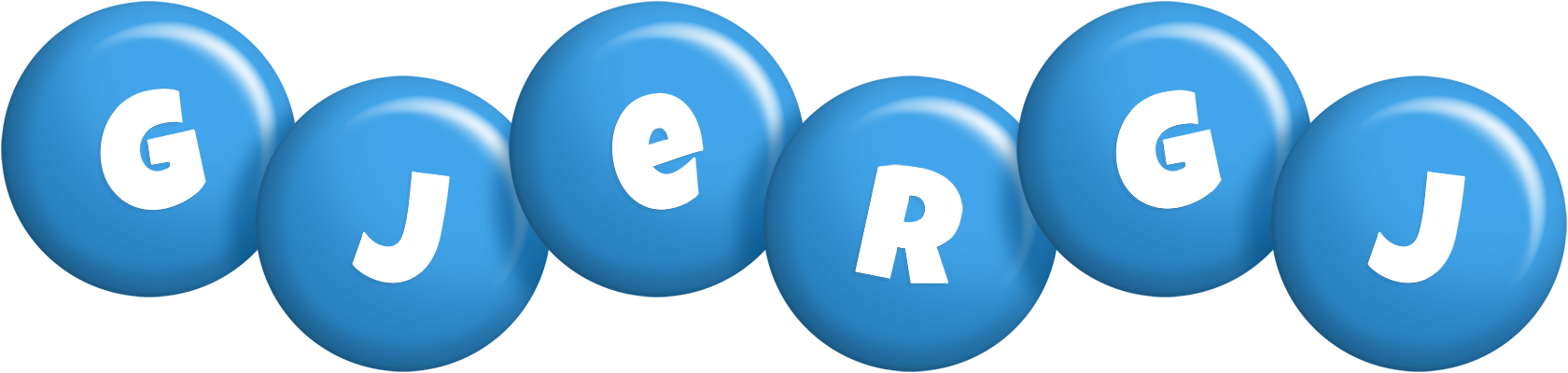 Gjergj candy-blue logo