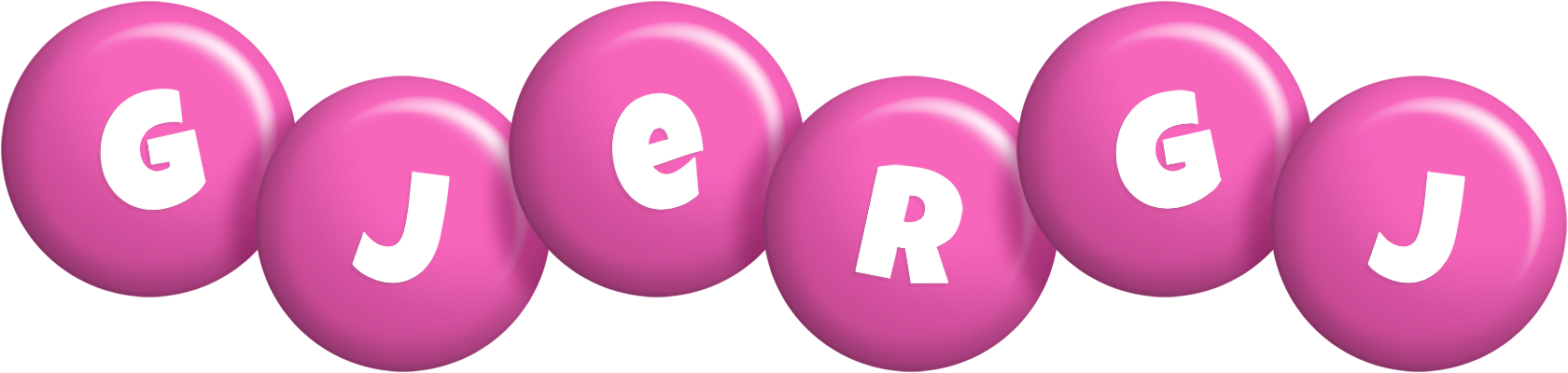 Gjergj candy-pink logo