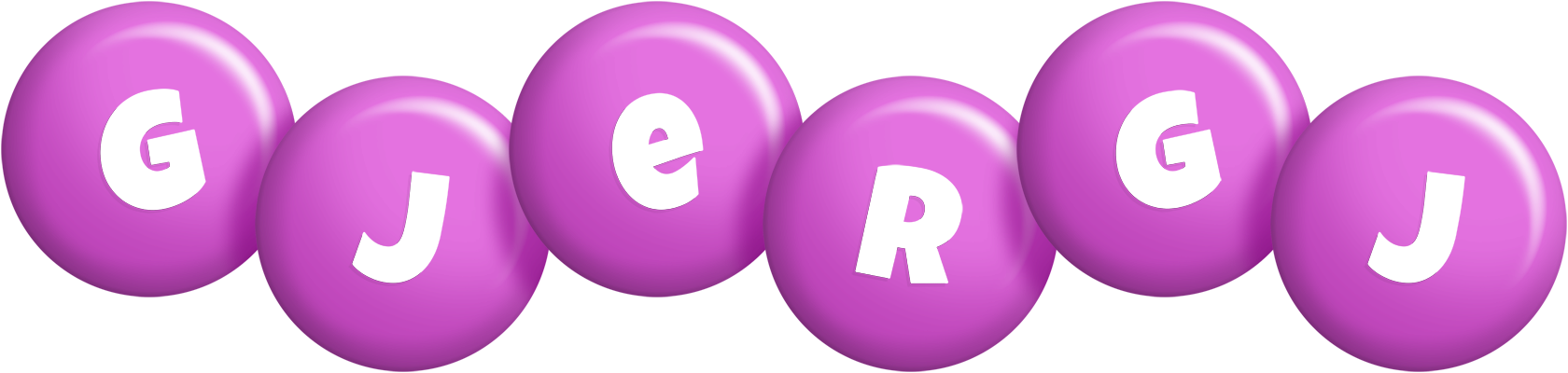 Gjergj candy-purple logo