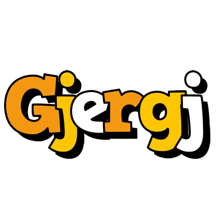Gjergj cartoon logo