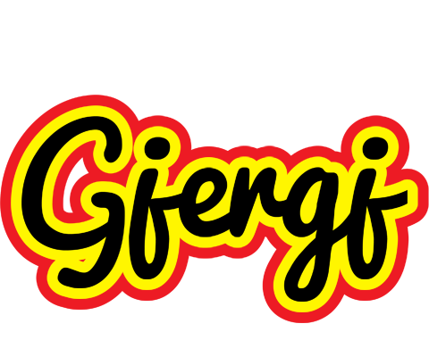 Gjergj flaming logo