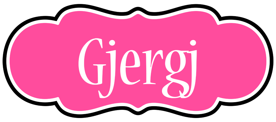 Gjergj invitation logo