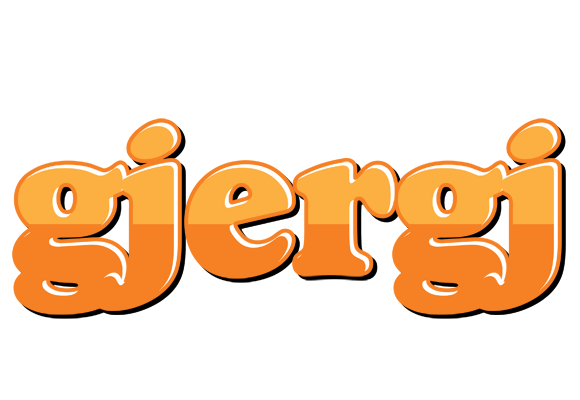 Gjergj orange logo