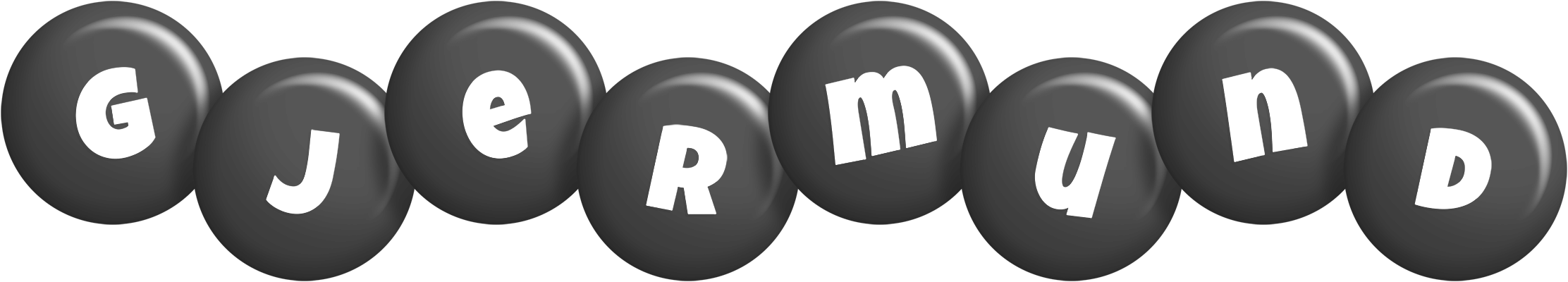 Gjermund candy-black logo