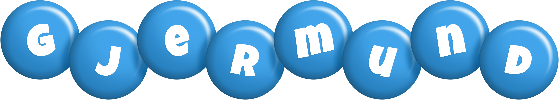Gjermund candy-blue logo