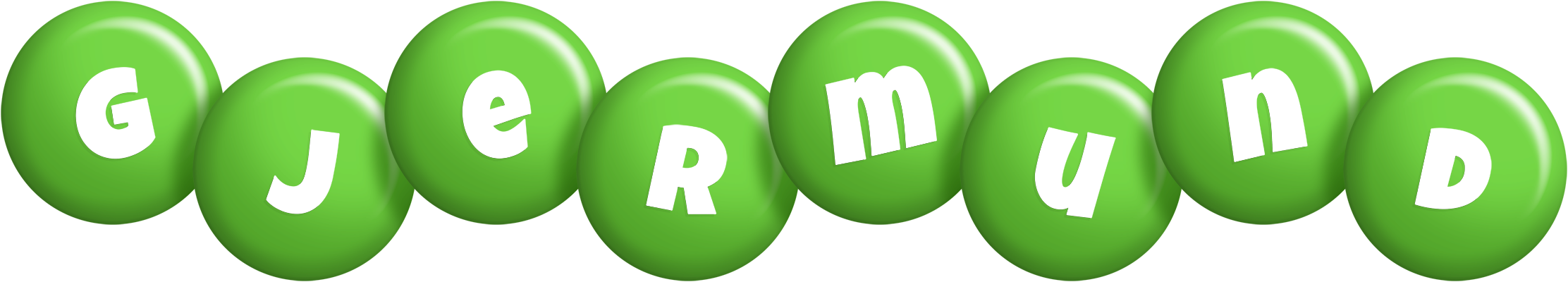 Gjermund candy-green logo