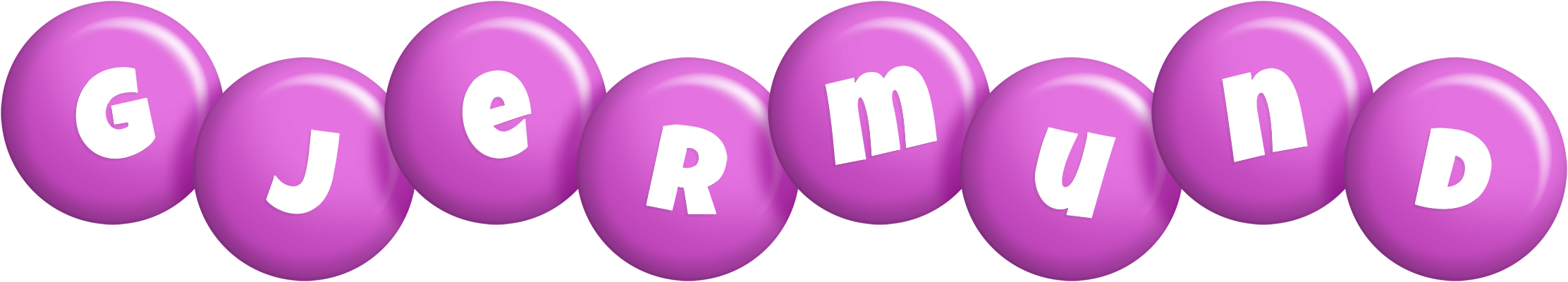 Gjermund candy-purple logo