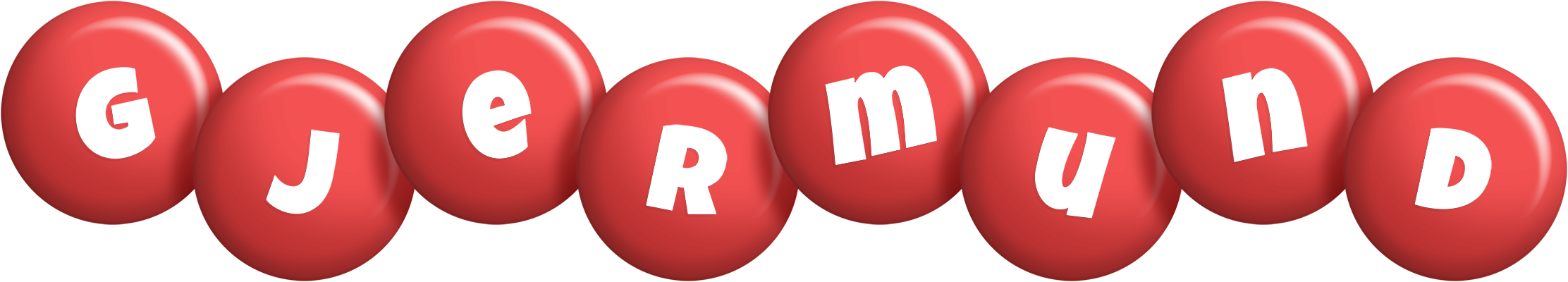 Gjermund candy-red logo