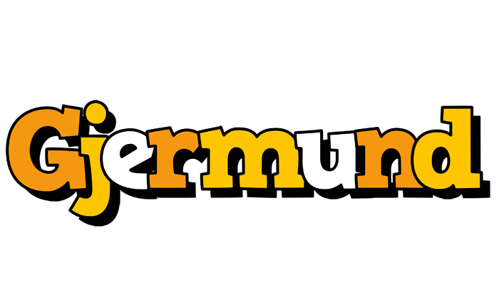 Gjermund cartoon logo