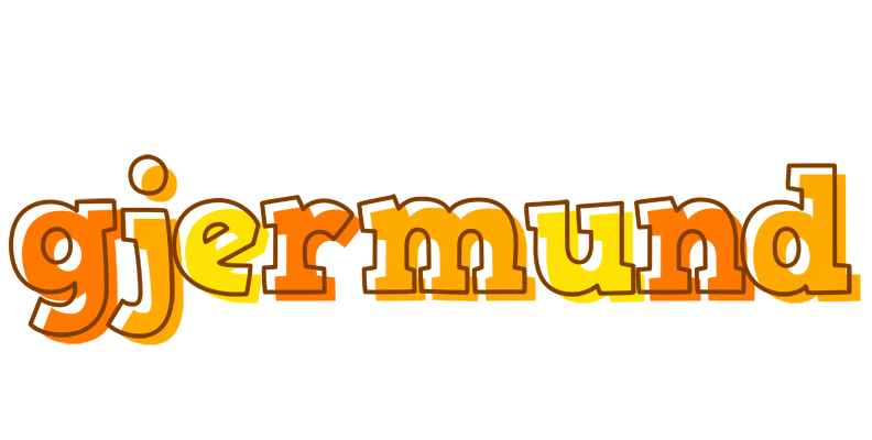 Gjermund desert logo