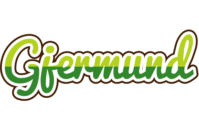 Gjermund golfing logo