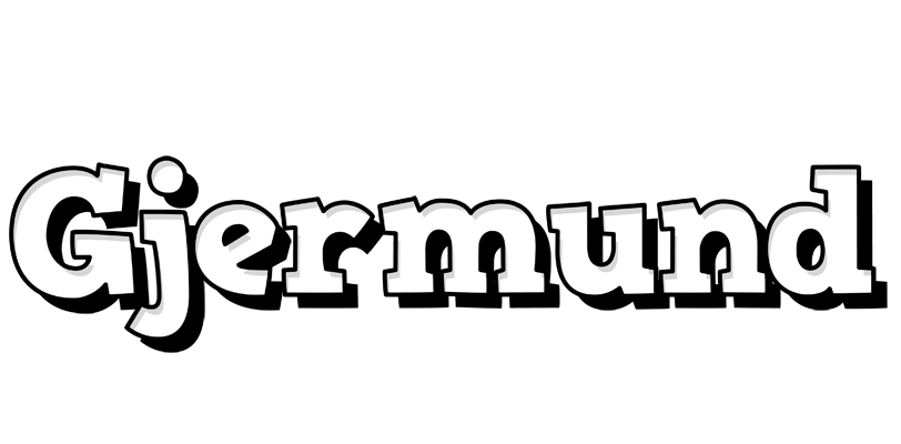 Gjermund snowing logo