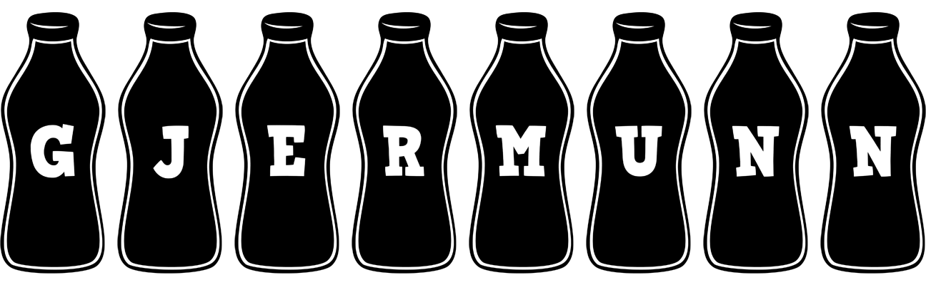 Gjermunn bottle logo
