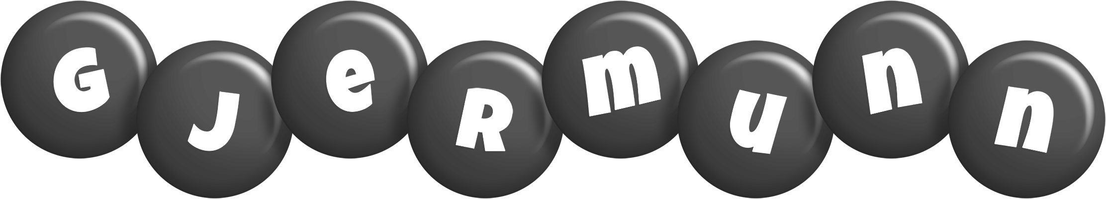 Gjermunn candy-black logo
