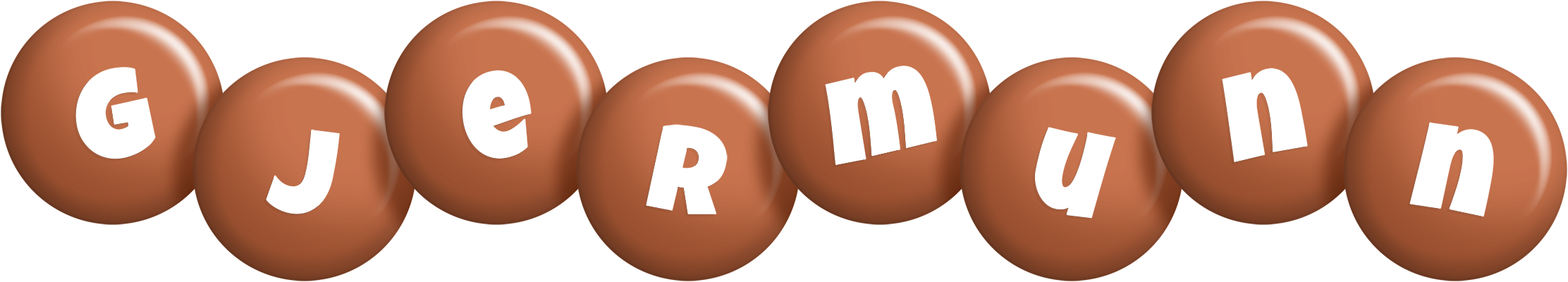Gjermunn candy-brown logo