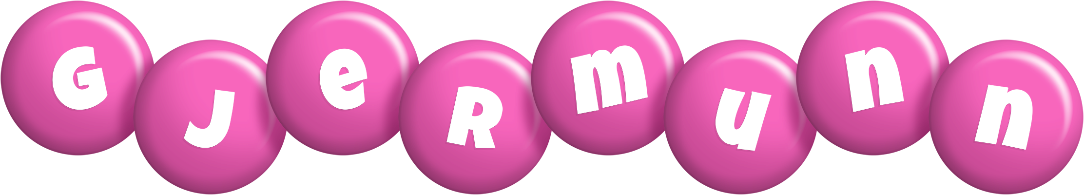 Gjermunn candy-pink logo