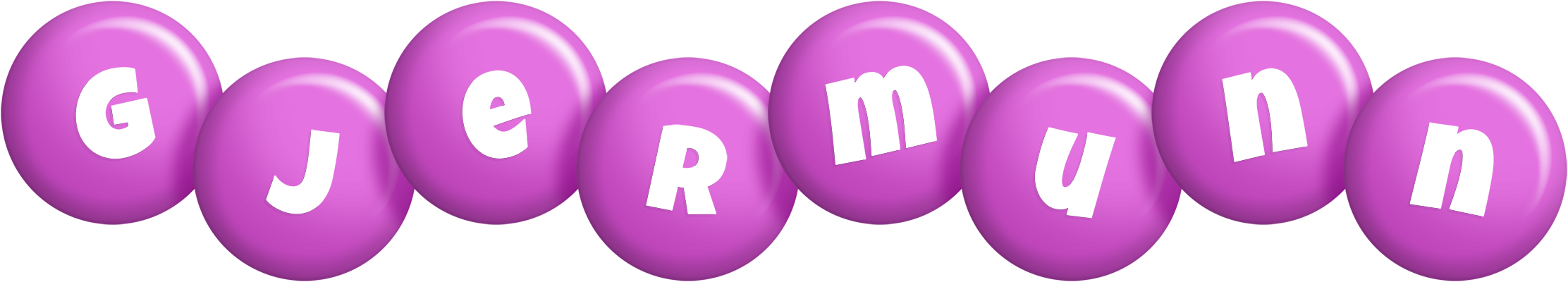 Gjermunn candy-purple logo
