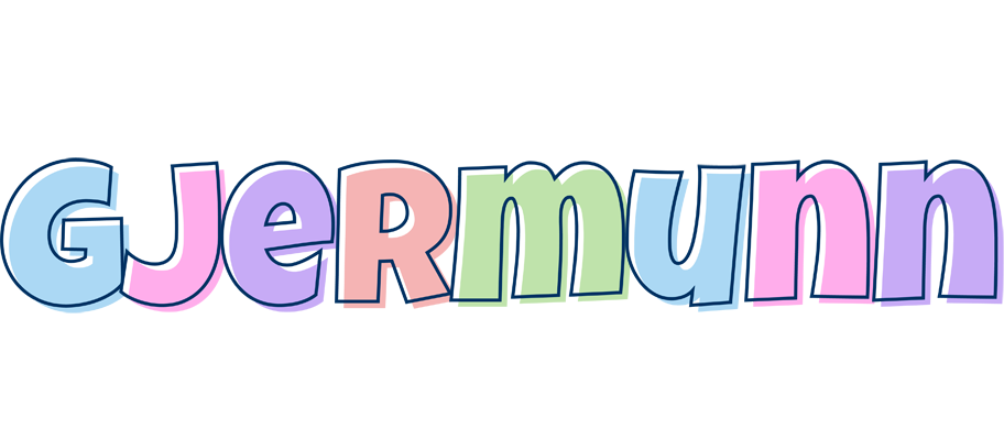 Gjermunn pastel logo