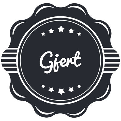 Gjert badge logo