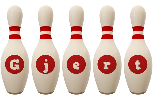 Gjert bowling-pin logo