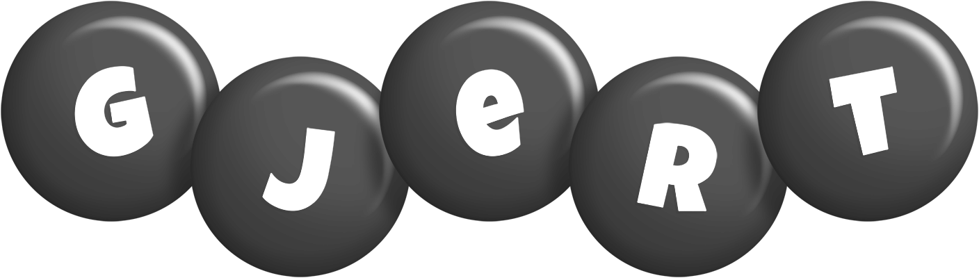 Gjert candy-black logo