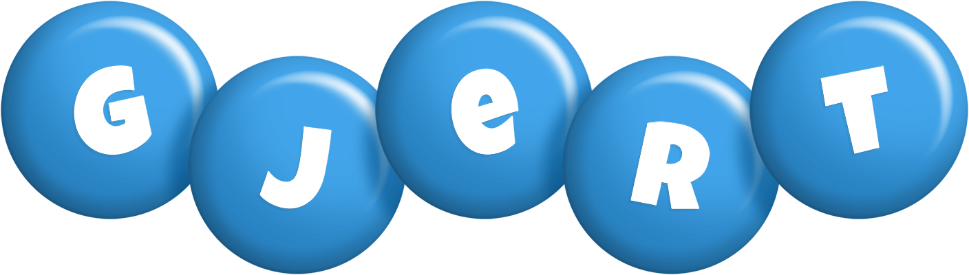 Gjert candy-blue logo